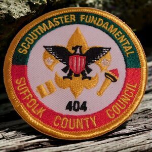 BSA Scoutmaster Fundamental Suffolk County Council Patch Brand New